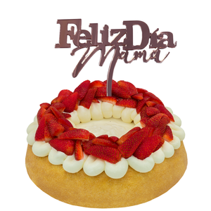 Tres leches de fresas con crema