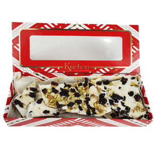 Toffee de chocolate blanco